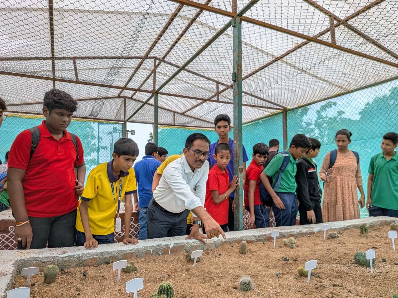 Cactus garden walk at the Centre for Agri Tourism